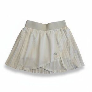 Alo Yoga Grand Slam Tennis Skirt – White & Small